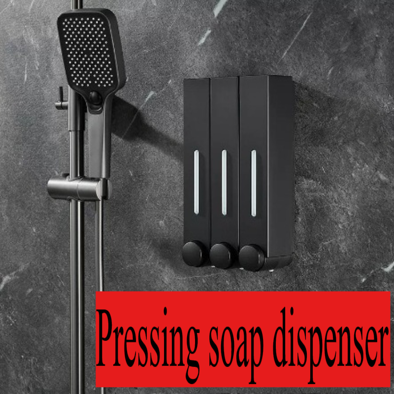 Soap Dispenser Hotel Kitchen Bathroom Manual Wall-mounted Soap Dispenser Shower Gel Shampoo Press Liquid Soap And accessories