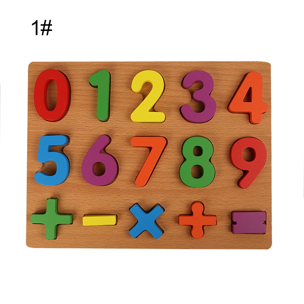 ABC Puzzel Digitale Houten Speelgoed Vroeg Leren Puzzel Brief Alfabet Nummer Puzzel Voorschoolse Educatief Baby Speelgoed voor Kinderen