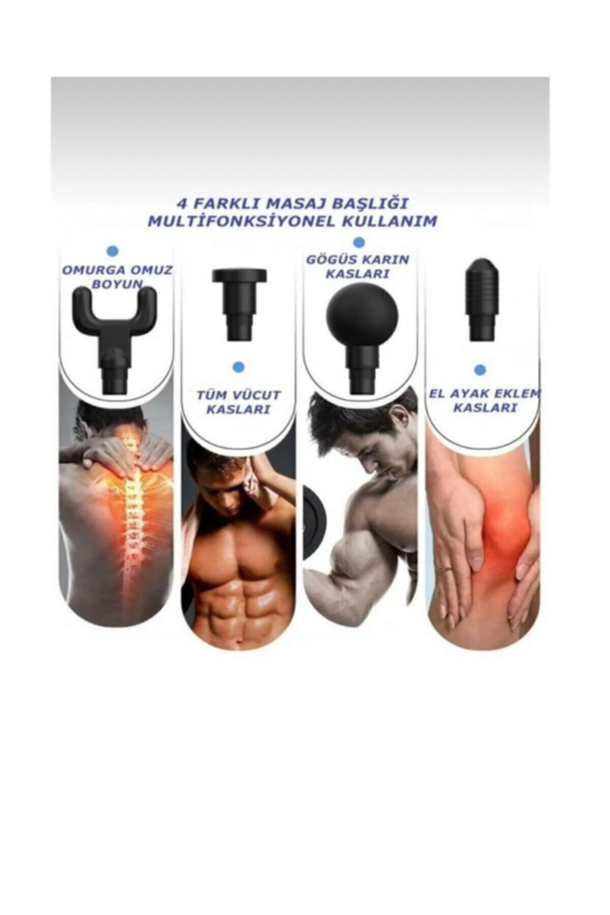Pistolet de Massage vibrant à impulsion Rechargeable, outil de relaxation musculaire