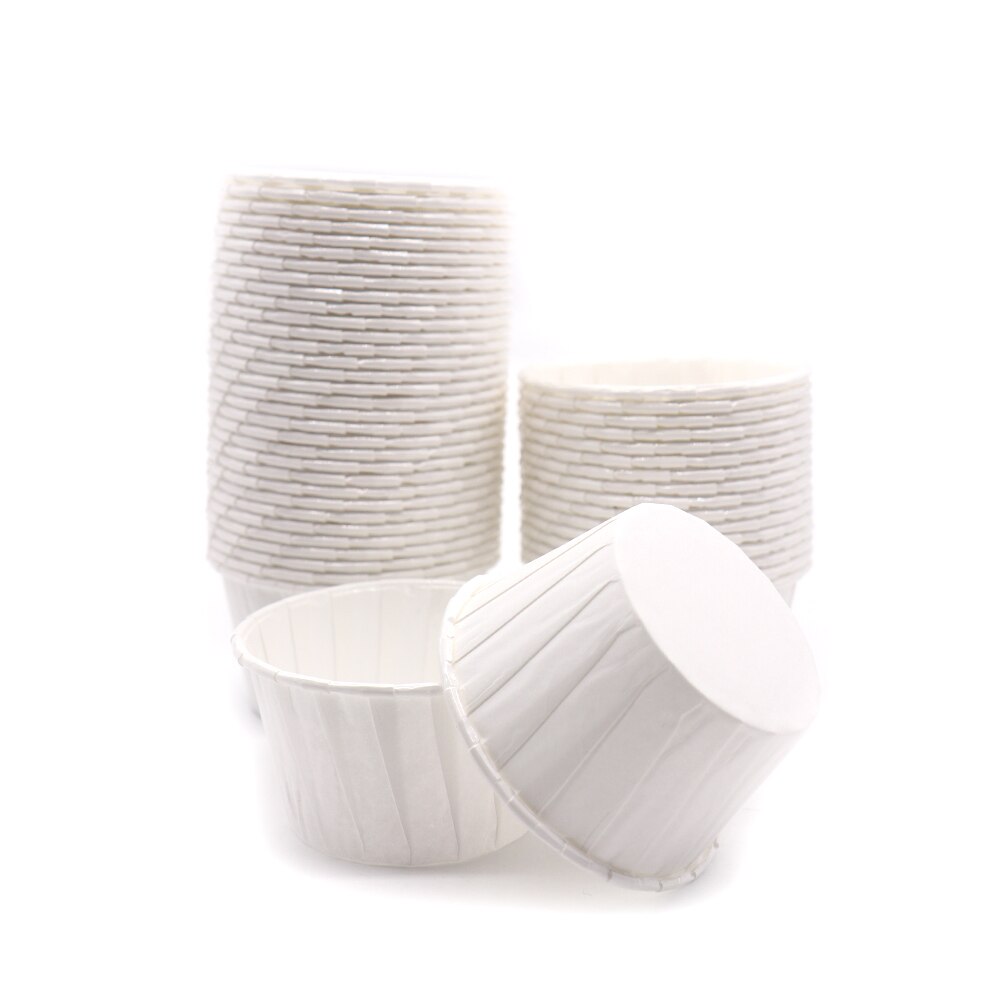 50Pcs Muffin Cake Cupcake Gevallen Kleur Dot Oilproof Cupcake Liner Bakken Cup Lade Case Wedding Party Caissettes Wrapper Papier: H