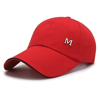 neue Männer Und Frauen Baseball Kappe Schwarz Outdoor Angeln Visier Cap Casual Einstellbare Baseball Caps Für Männliche: Red