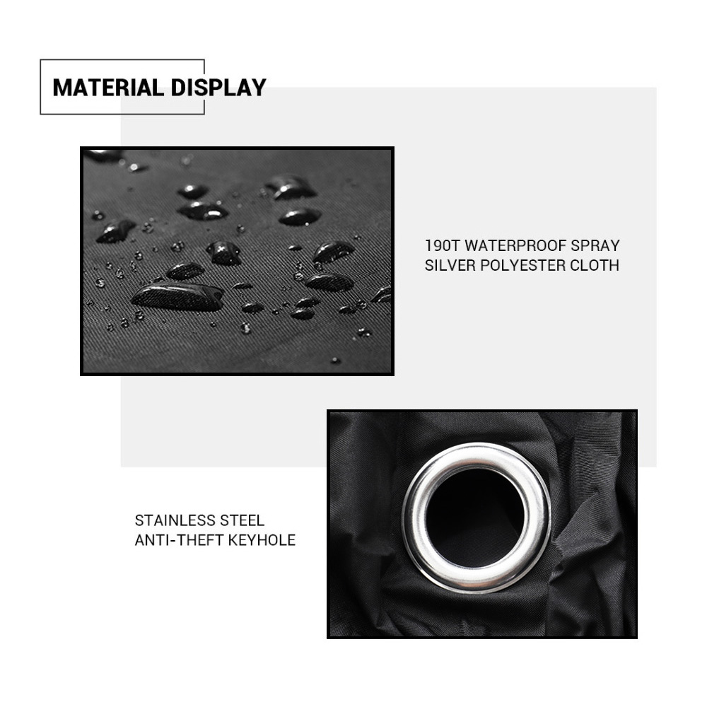 Nueva Funda para motocicleta, Funda para Moto, cubierta para lluvia, impermeable, a prueba de polvo, cubierta protectora UV, abrigo para interiores y exteriores, Funda para Scooter y Moto