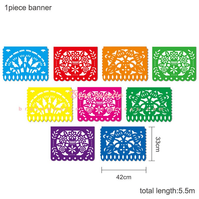Guirlande bandérole de fête mexicaine | Décorations de mariage pour fête sur le thème du mexique de la journée des morts, fournitures de fête de Mayo: normal banner