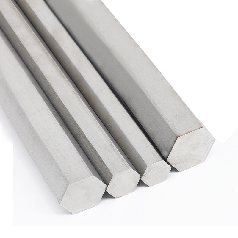 Rvs Hex Staaf Zeshoekige Staven 303 Bar As 5Mm 6Mm 8Mm 10Mm 12Mm Profiel metric Bar Strip 300/500Mm Aanpassen