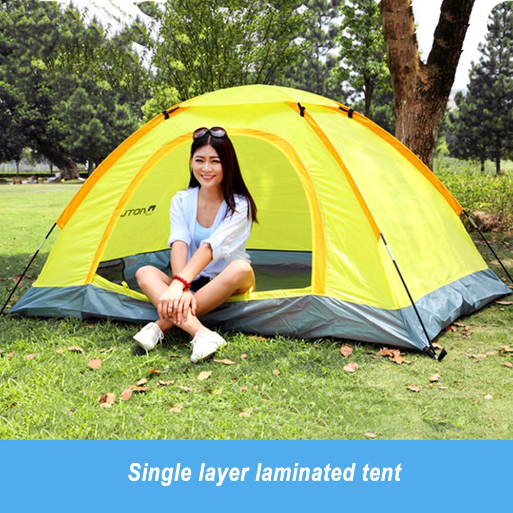 1pcs Camping Tent 1~2 Person Outdoor Mountaineering Pop Up Easy Open Camp Tent Ultralight Instant Shade Portable Tent for Hiking