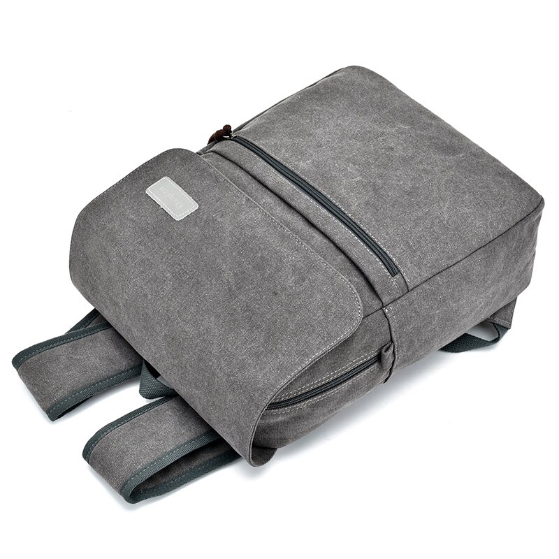 Mochila masculina de lona, mochila com carregador usb, mochila de viagem de grande capacidade para homens, mochila escolar masculina