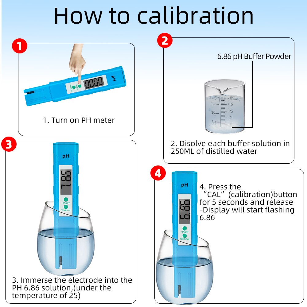 Digital PH Meter Tester 0.01pH Acidity Water Measure LCD Digital Pen Aquarium Pool Electrode Tester 37%off
