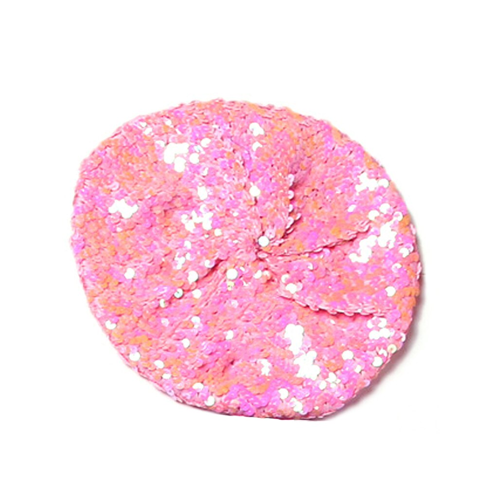 Bérets extensibles à paillettes brillantes pour femmes, chapeaux d'automne, printemps, été, mélange de couleurs, fête, spectacle, publicité: NO.1