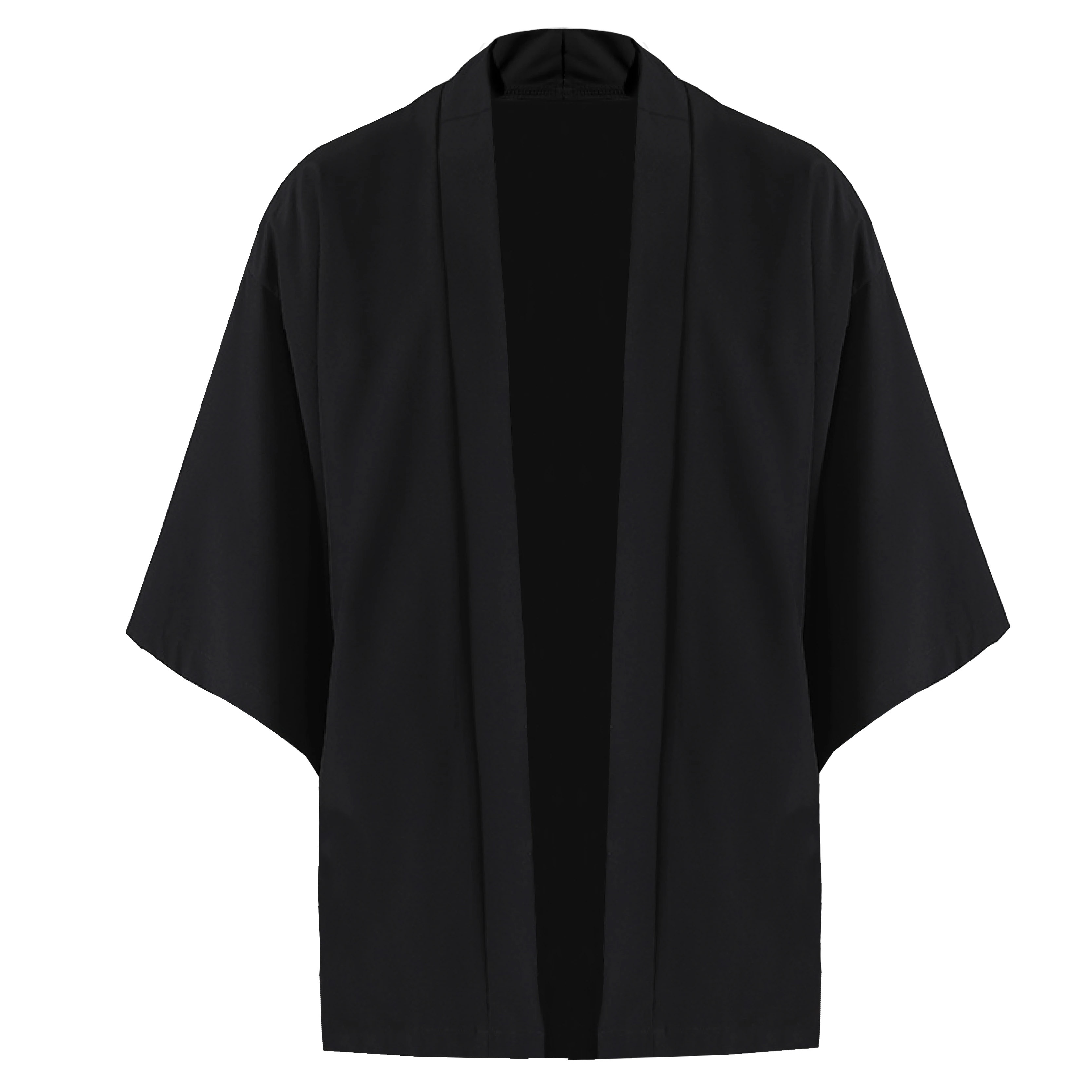 Kimono Para Hombre, capa, Kimono Para Hombre, abrigo negro, capa blanca, camisa de playa, verano Haori, ropa samurái Unisex Para Hombre japonés