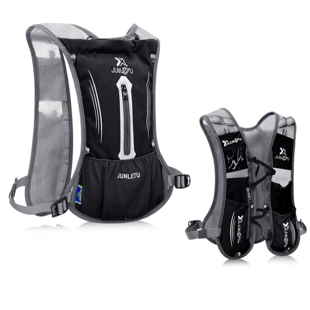 Durable Water Bag Backpack Hydration Backpack Water Bladder Bag Soft Outdoor Off Road Camping Marathon Cycling Climbing: black