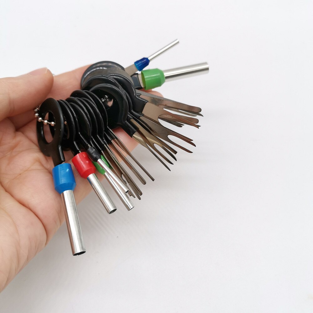 39/46pcs Car Terminal Removal Tool Pin Extractor Puller Wire Plug Connector Repair Kit Remover