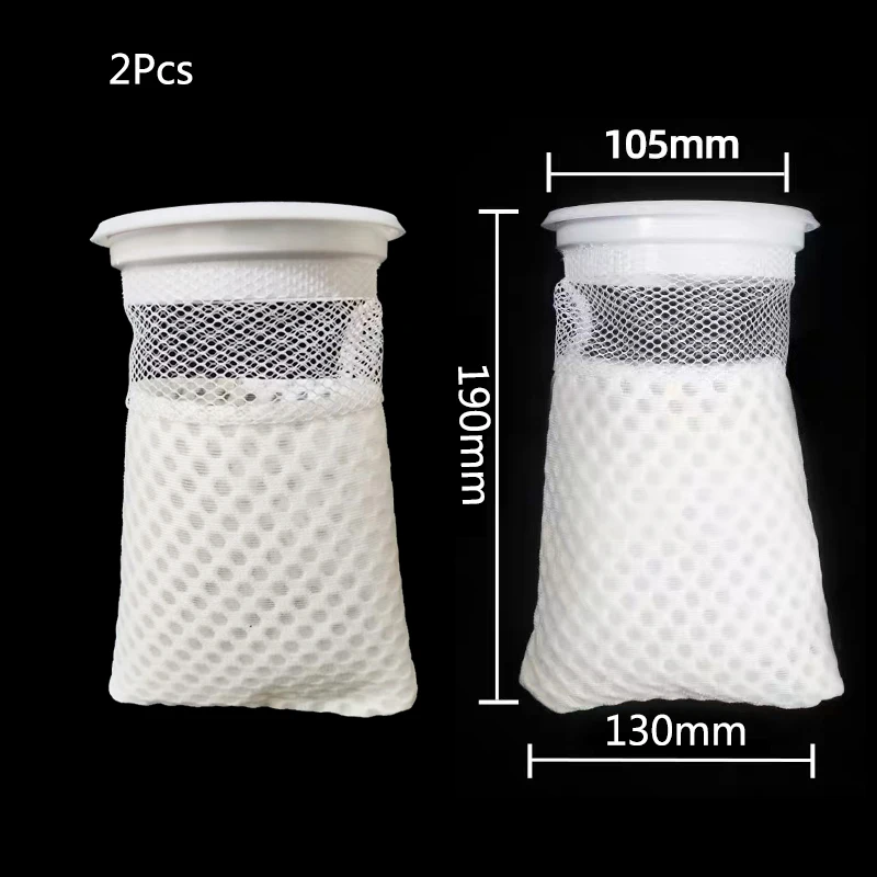 Anti Overflow Aquarium Filter Bag with Frame Washable Reusable Mesh Foam Carpet Sock Bag for Fish Marine Filtration System: Blue