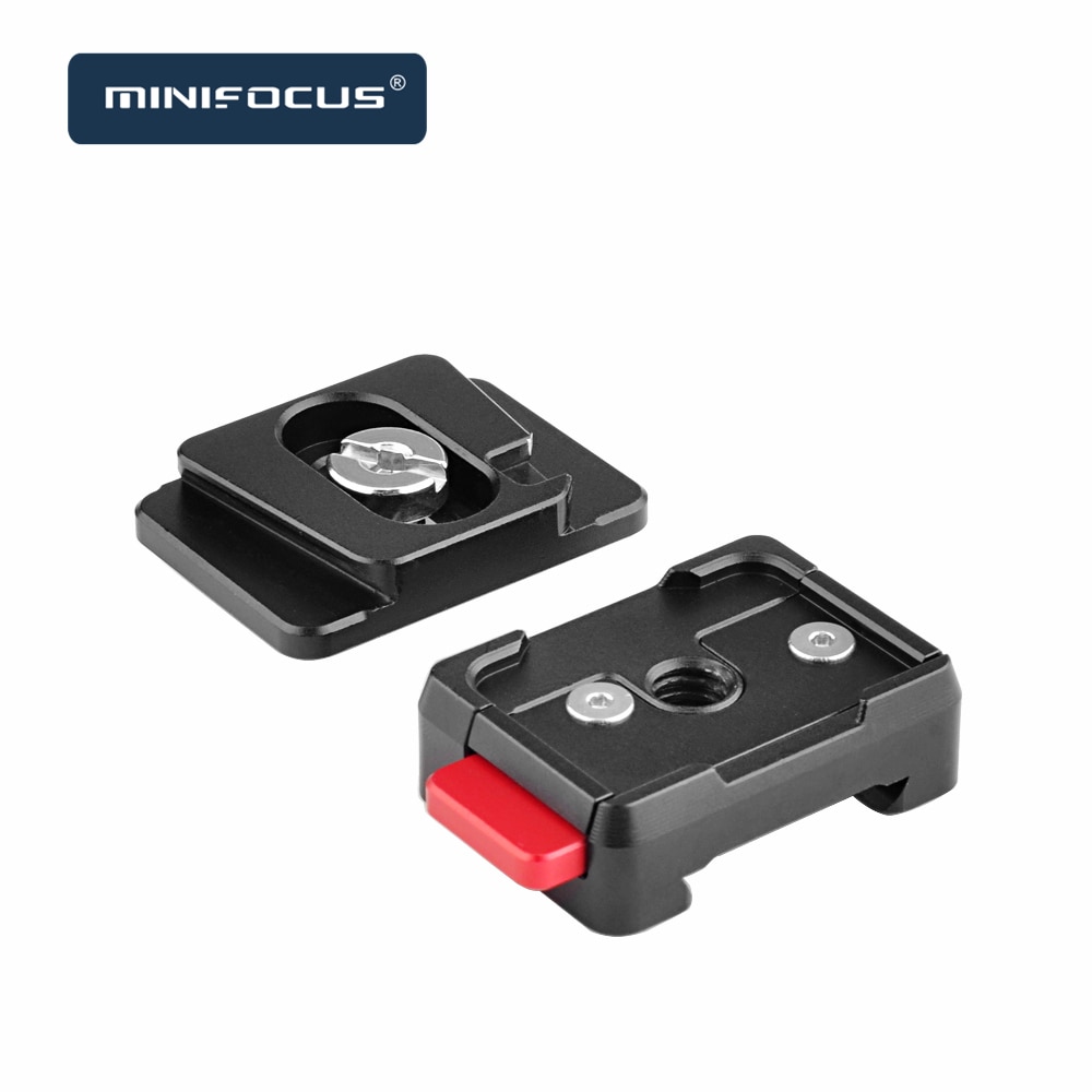 Fild monitorholder med mini hurtigutløserplate tilt 180 gradere svivel 360 grader til kameraskjermbrakett