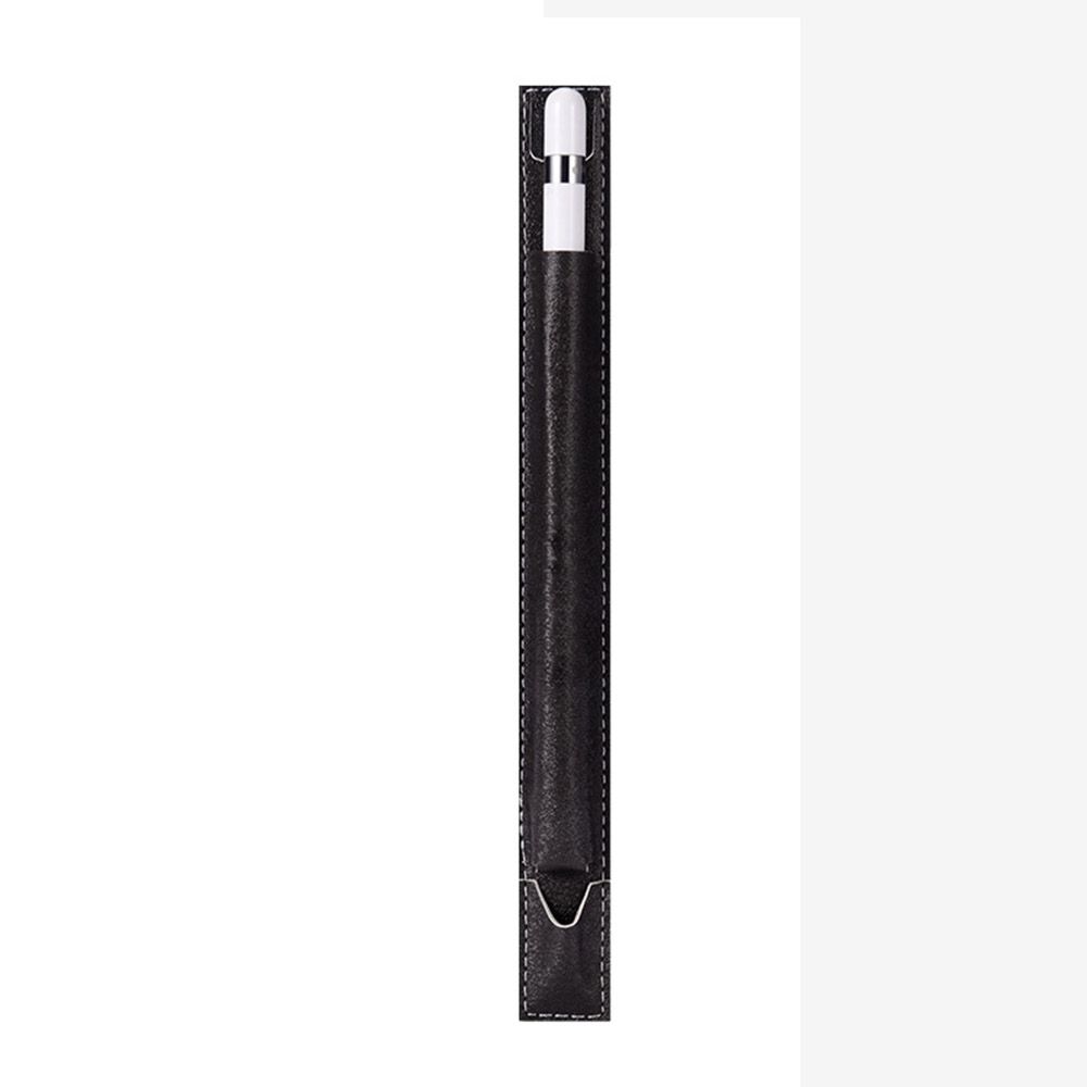 Pokrowiec na długopis Stylus pokrowiec na Tablet dotykowy ForApple ołówek tabletki torby na długopisy piórnik elastyczny skórzany pokrowiec ochronny z naklejką: 6
