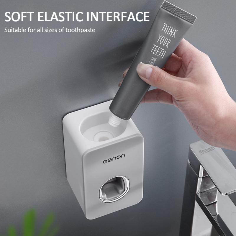 Automatische Tandpasta Dispenser Wandmontage Tandpasta Squeezers Tandpasta Houder Extrusie Opbergrek Badkamer Gadgets