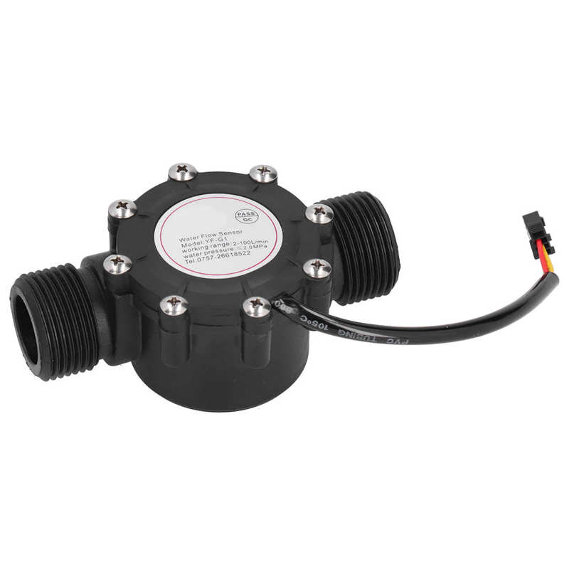 Flow Sensor Water Flowmeter Counter Hall Meter G1in Male Thread Swimming Pool DC3-24V YF-G1 Liquid Level Sensor