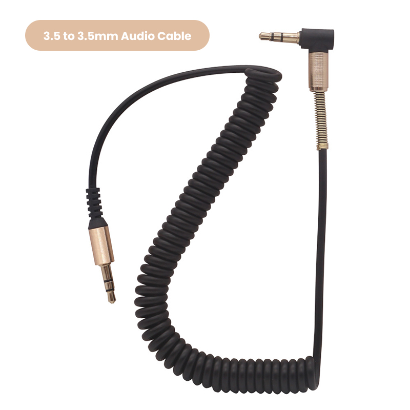Kabel audio typu C typu C/3,5 mm do gniazda 3,5 mm AUX do tabletu Samsung Xiaomi Podłącz do głośnika Kabel sprężynowy słuchawek: WHITE