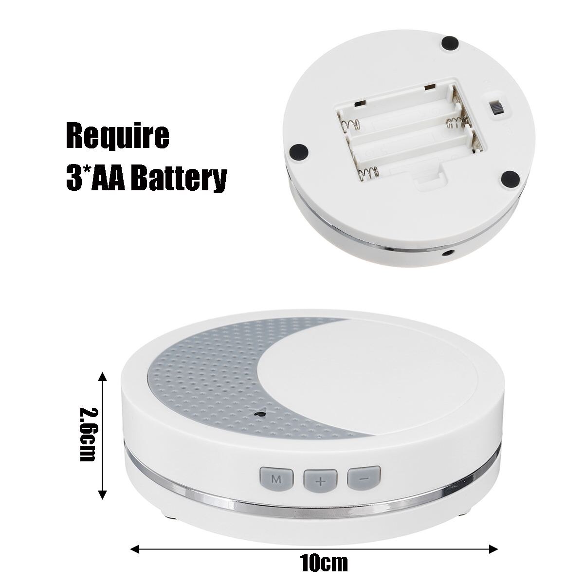 Portable White Noise Sound Machine Baby Light Sleep Therapy Sound Machine with 2 Soothing Sound Baby Sleeping Monitor