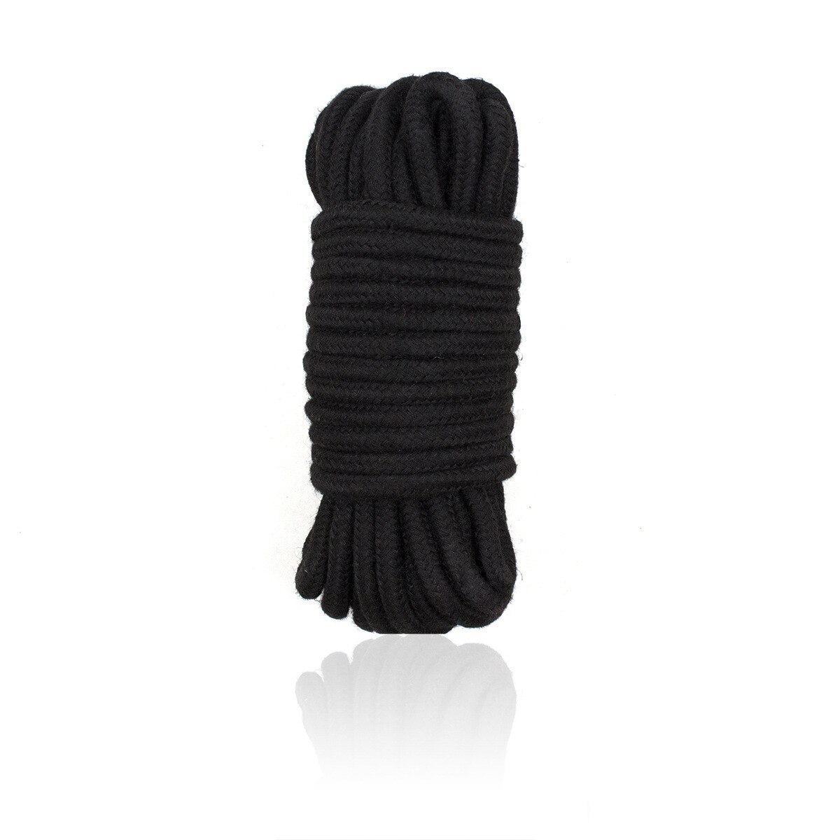 Cuerda de algodón de 2 piezas, 5m-10m 8mm, cordón de atado suave fuerte multiusos para acampar, jardinería, canoa, artesanía: 5m / Black