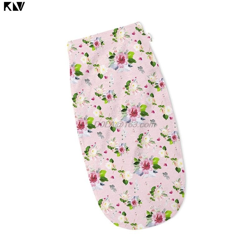 -né bébé Swaddle sac de couchage coton impression sac de couchage enfant en bas âge infantile doux serviette d'emballage couverture: 6