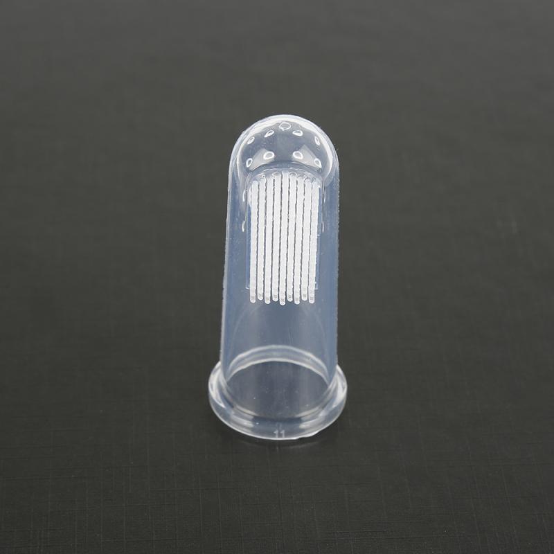 1Pcs Zachte Vinger Tandenborstel Hond Dental Cleaning Tanden Care Hygiëne Borstel Huisdieren Hond Kat Schoonmaakproducten Teddy Hond tanden Tool