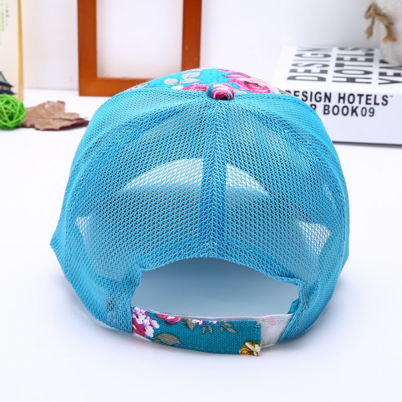 Gorras con flores para mujer, gorros de sol informales, Snapback, gorra de béisbol