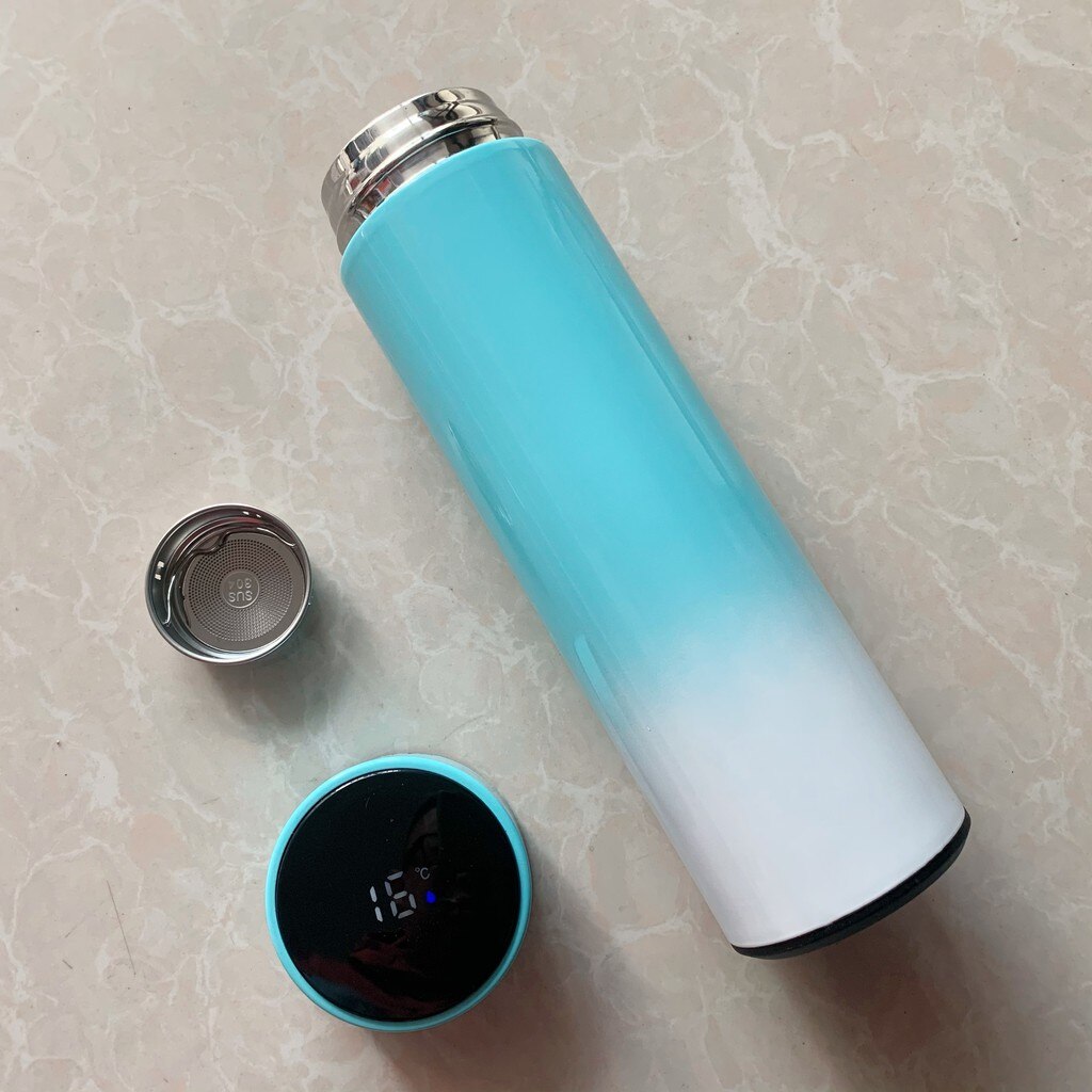 LED Temperature Display Vacuum Thermal Flask 304 Stainless Steel 13 Colours thermos bottle cute water bottle thermos mug
