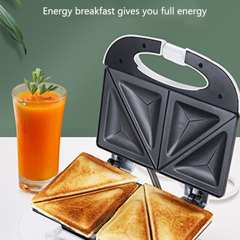 Sandwich maker elektriske æg mini grillning panini bageplader brødrister multifunktion non-stick vaffel hjem morgenmad maskine