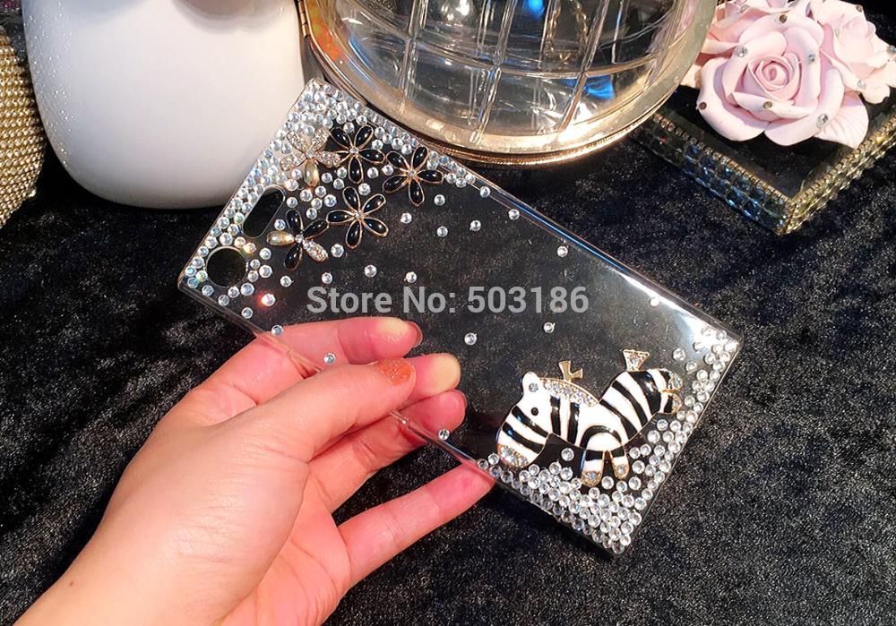 For ZTE Blade A3 A5 A7 V9 V10 Vita L8 Axon 7 Nubia Z17 Z11 Max N1 Diamond Zebra Rhinestone case cover