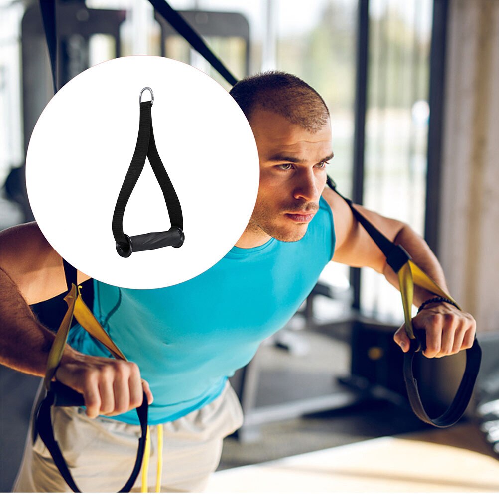 Resistance Band Handles Fitness Handle Grip Sports Equipment Handle Workout Accessory