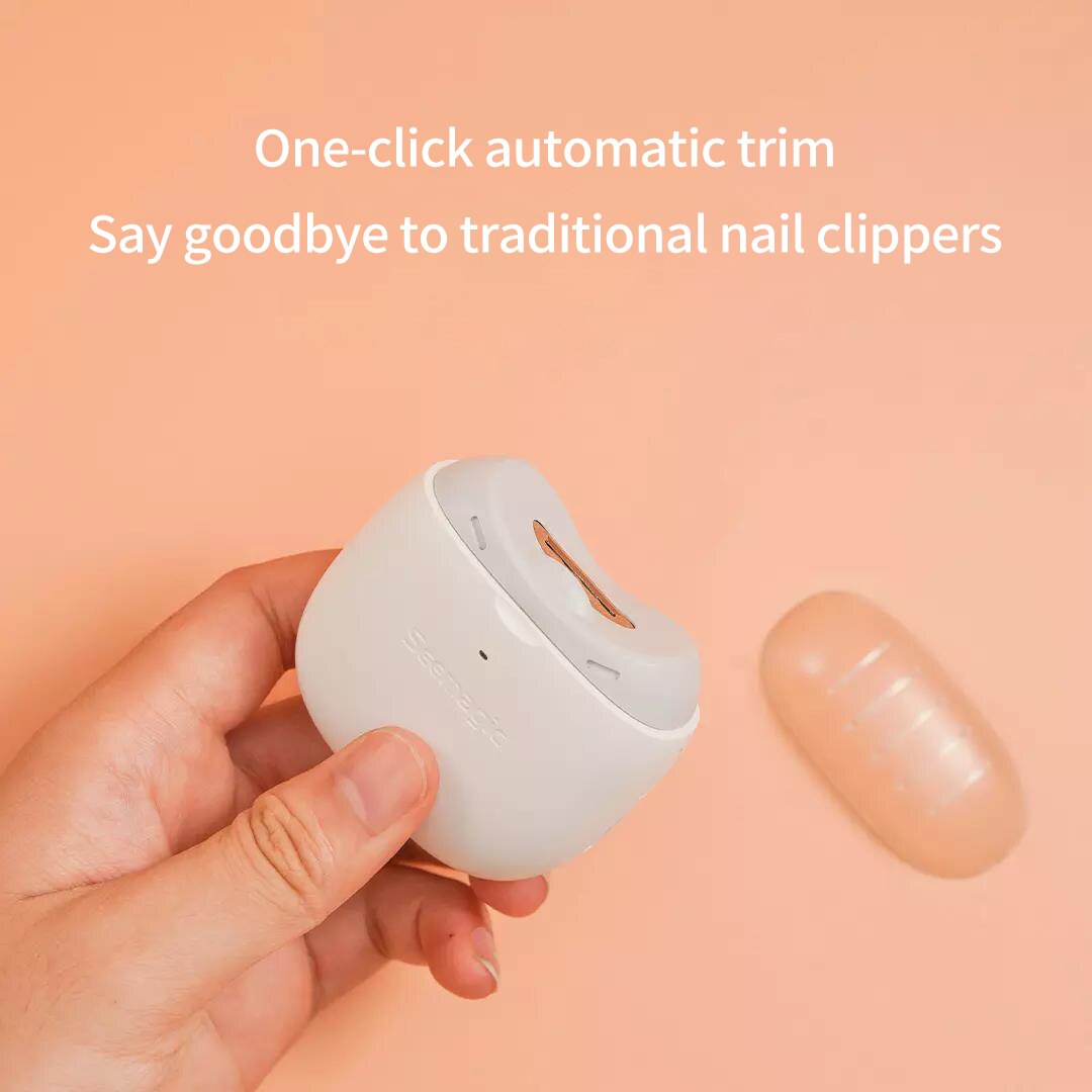 Xiaomi Seemagic Elektrische Automatische Nagelknipper Met Licht Trimmer Nail Cutter Manicure Voor Baby Volwassen Zorg Schaar Body Gereedschap