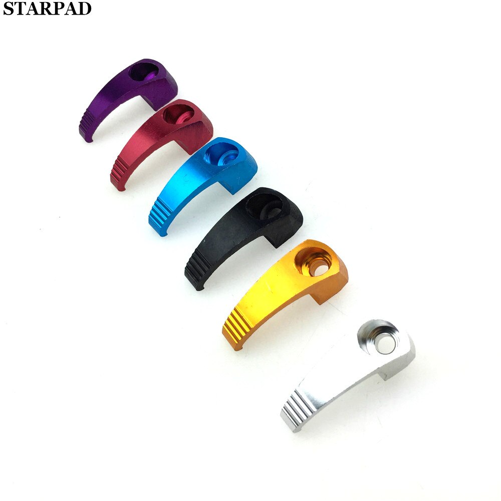 STARPAD accesorios de modificación de gancho de motocicleta vehículo eléctrico aleación de aluminio multi-casco de función gancho de un solo Agujero 4 Uds