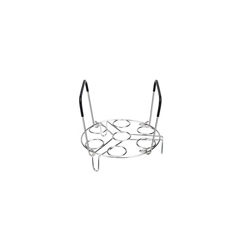 Asas de acero inoxidable para vaporizador de huevos resistentes al calor se adapta a Olla instantánea cocinar 14 huevos accesorios de maceta de actualización multiusos: 04