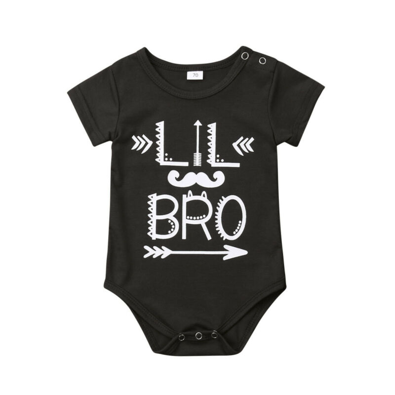 Matching Cotton Clothes Big Brother T-shirt Little Brother Jumpsuit Outfits Set