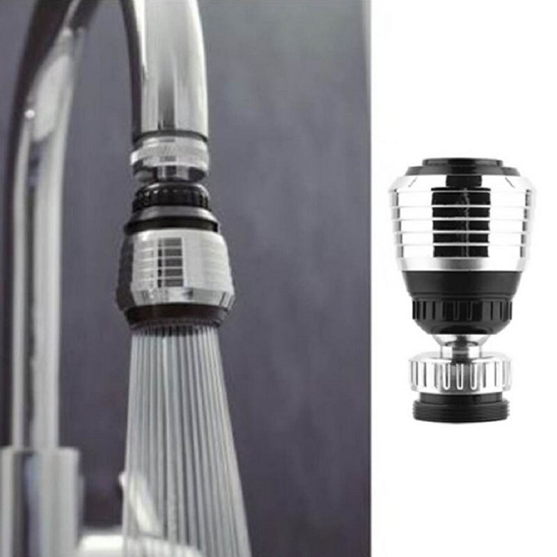 360° Swivel Faucet Nozzle Water Tap Bubbler Diffuser Filter Kitchen Sink Adapter Tap Filter Kitchen Sink Adapter: Default Title
