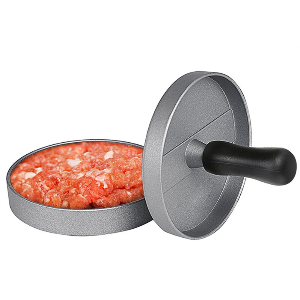 Rund non-stick hamburgare kött tortilla paj maker press kök matlagning verktyg kött nötkött grill press för kotletter kött verktyg