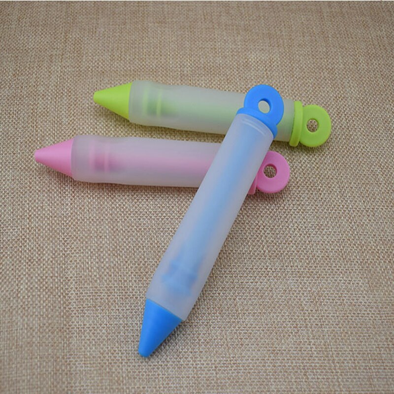 4 sztuk krem pistolet żel krzemionkowy dekorowanie robić pieczenia długopis tort czekoladowy dysza wyciśnięty Syring Cookie narzędzie robić malowania akcesoria