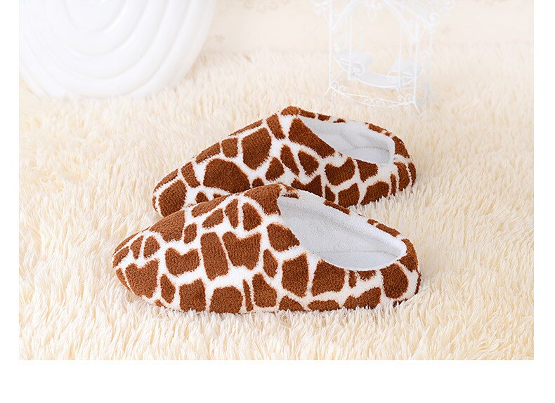 Flip Flop Slippers Koeien Katoen Thuis Slippers Lip Print Slippers Winter Warm Pluche Indoor Mannen Slipper Warme Zachte Bodem Schoenen