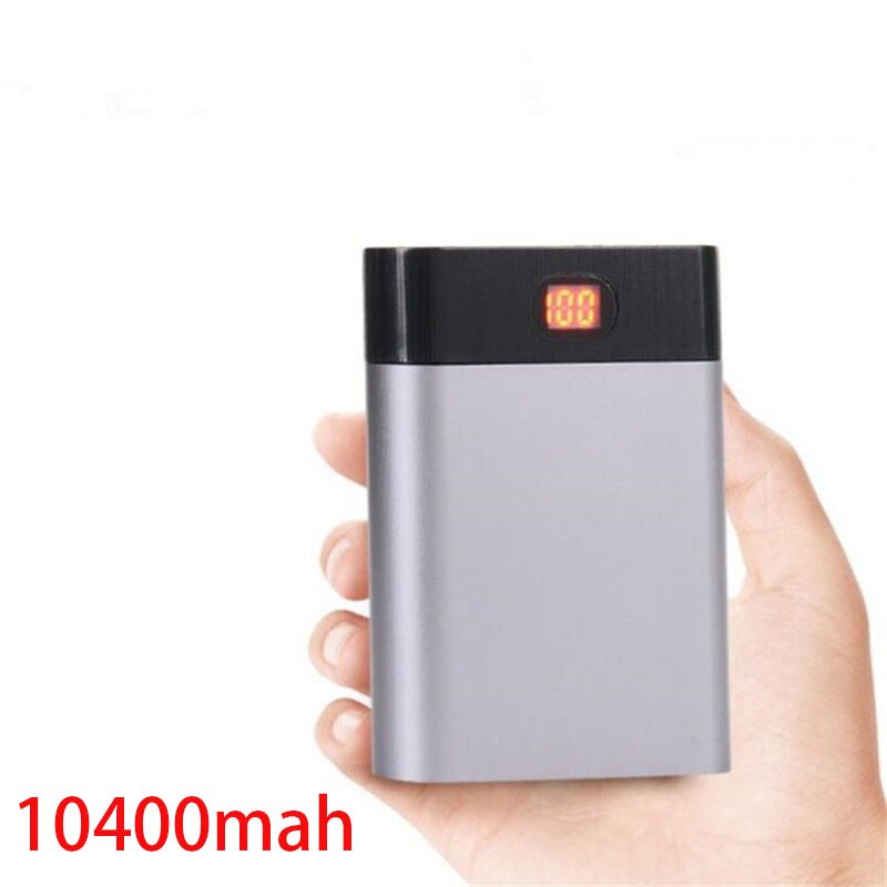 10400mah 4x18650 Battery Charger Intelligent Power Bank Case Rechargeable Charger for 18650 Battery without Battery