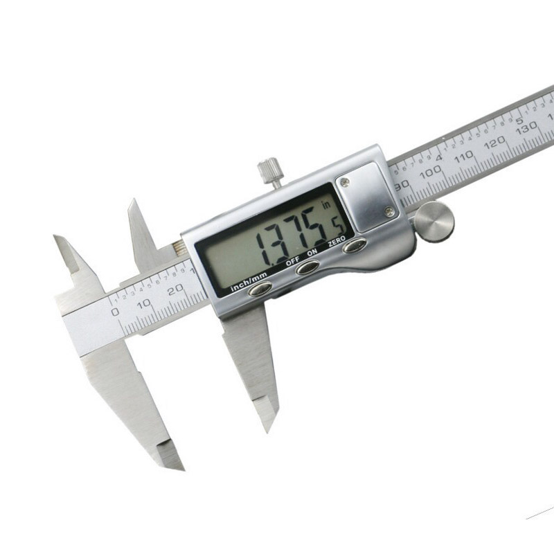 Stainless Steel Vernier Digital Caliper 6 "150mm Measuring Tool instrument pied a coulisse mesure outil Metal Vernier Calipers