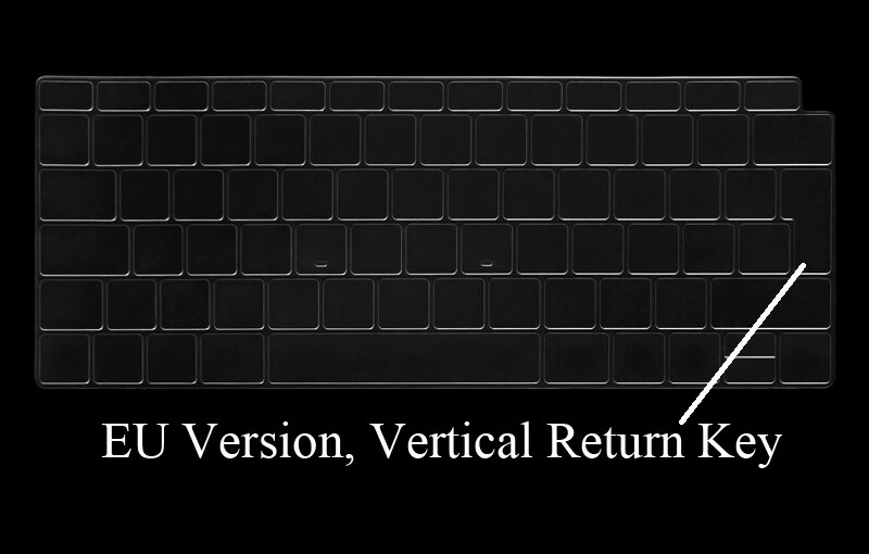 Portuguese Keyboard Protector For Macbook Air 13 A1932 EU Layout Keyboard Cover MabookAir 13.3 Silicone Skin Guard