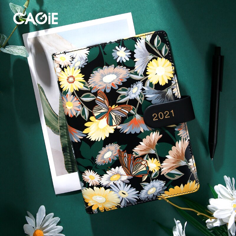 Trend Calendar Daily Plan Book Clock-in Diary College Students' Time Management Stationery Buckle Notebook B6