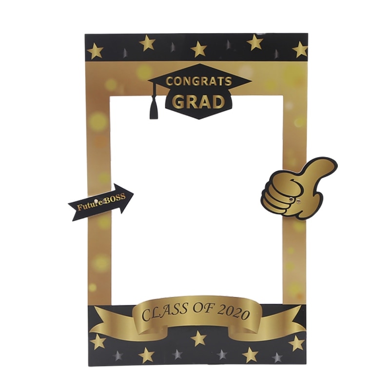 1Pcs Graduation Season Photo Frame Hand-Held Photo Frame Graduation Season Photo Props Graduation Party Decoration Accessories