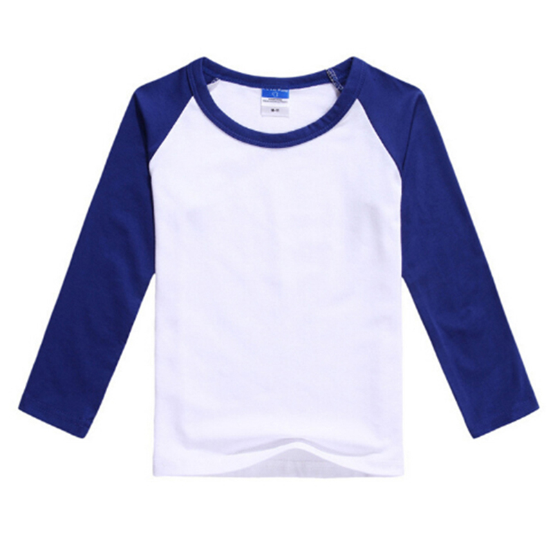 Lente Lange Mouwen T Shirts Tops Kids Jongens Meisjes Kinderen O Nek Patchwork Tees Tops Herfst Sweatshirt Shirts Mujer