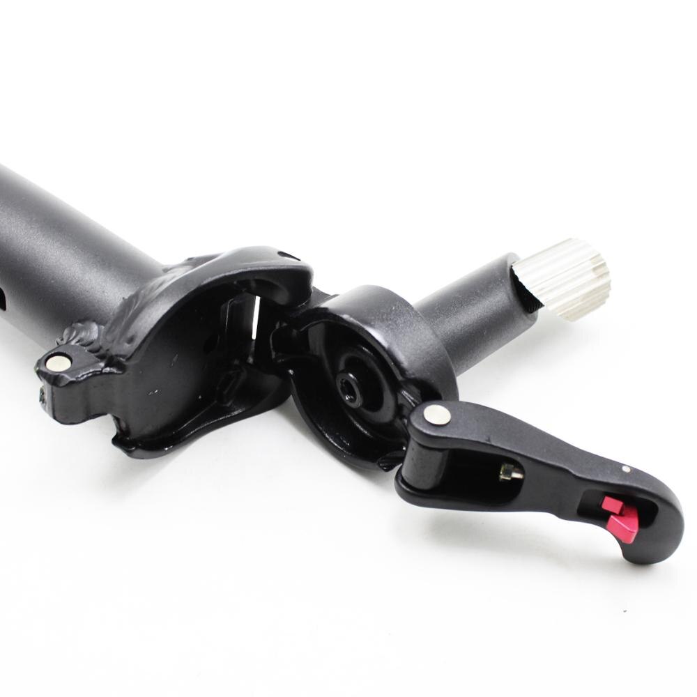Attacco manubrio pieghevole 25.4*25.4mm attacco manubrio regolabile per bicicletta pieghevole elettrica in alluminio con parti di biciclette dentate