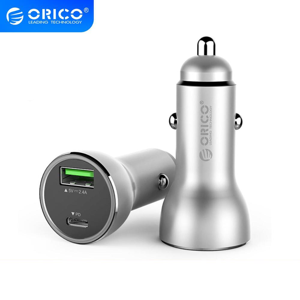 Orico 30W PD3.0 Autolader Usb Quick Charger Voor Samsung Iphone Xs Max Xiaomi Mix3 Usb Pd Type C auto-Oplader