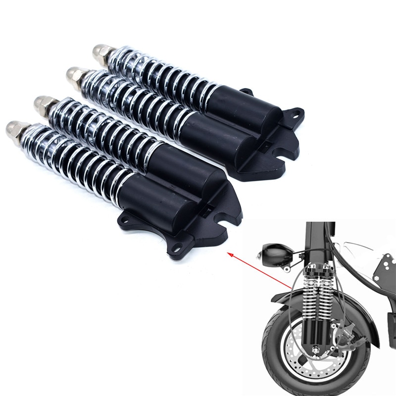 10 Inch Electric Scooter Double Drive Hydraulic Front Shock Absorber 12mm Thick Double Oil Pressure Strong Shock Absorption