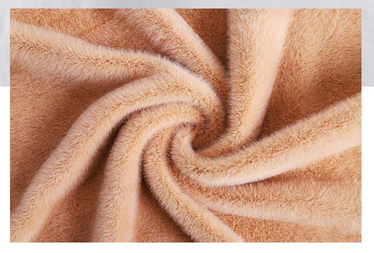 Faux fur imitatie sneeuw fluwelen alpaca ks hoge en lage wol imitatie fluwelen jas vrouwen jas faux fur stof: Oranje