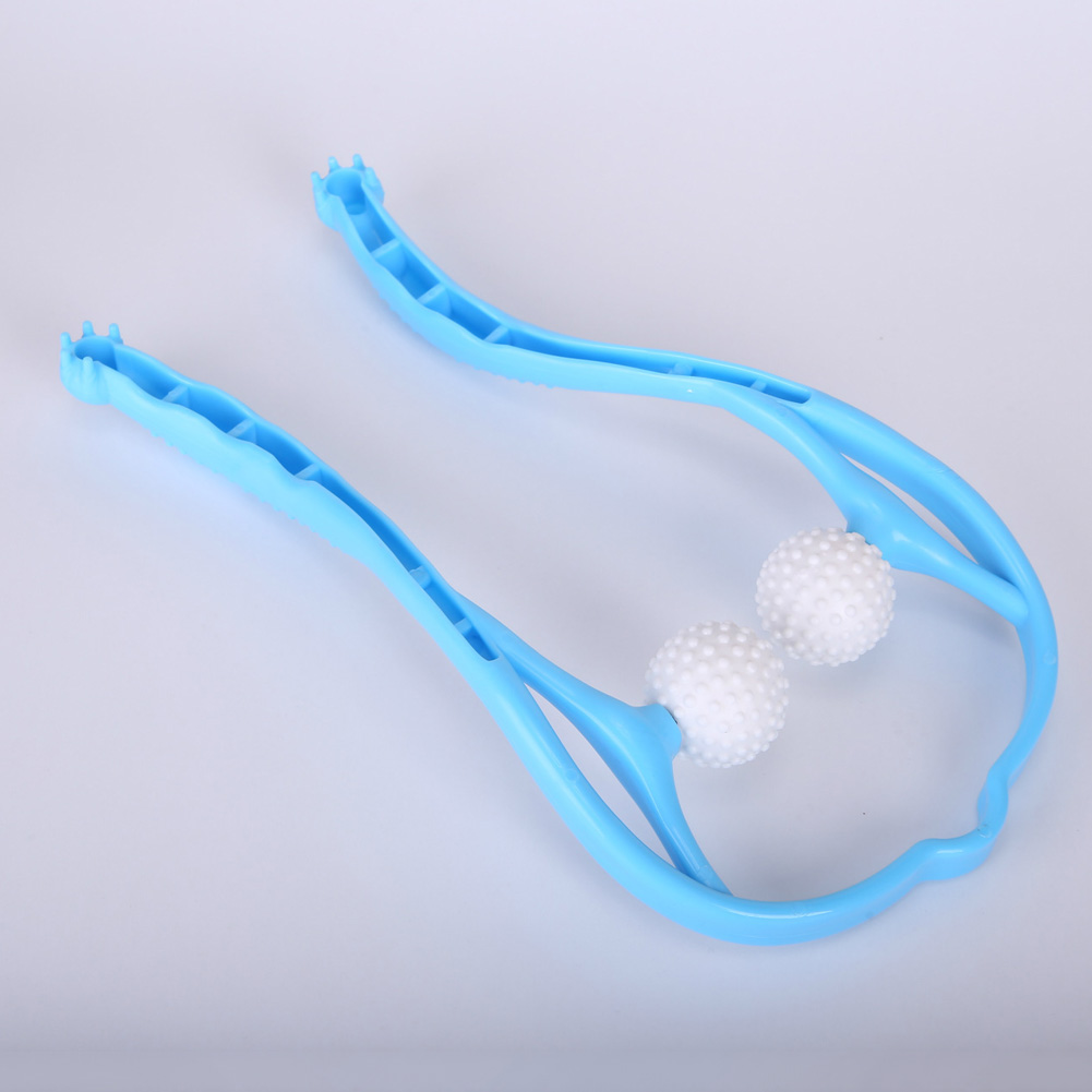Plastic Pressure Point Therapy Neck Massager Shoulder Dual Trigger Massage MSU99