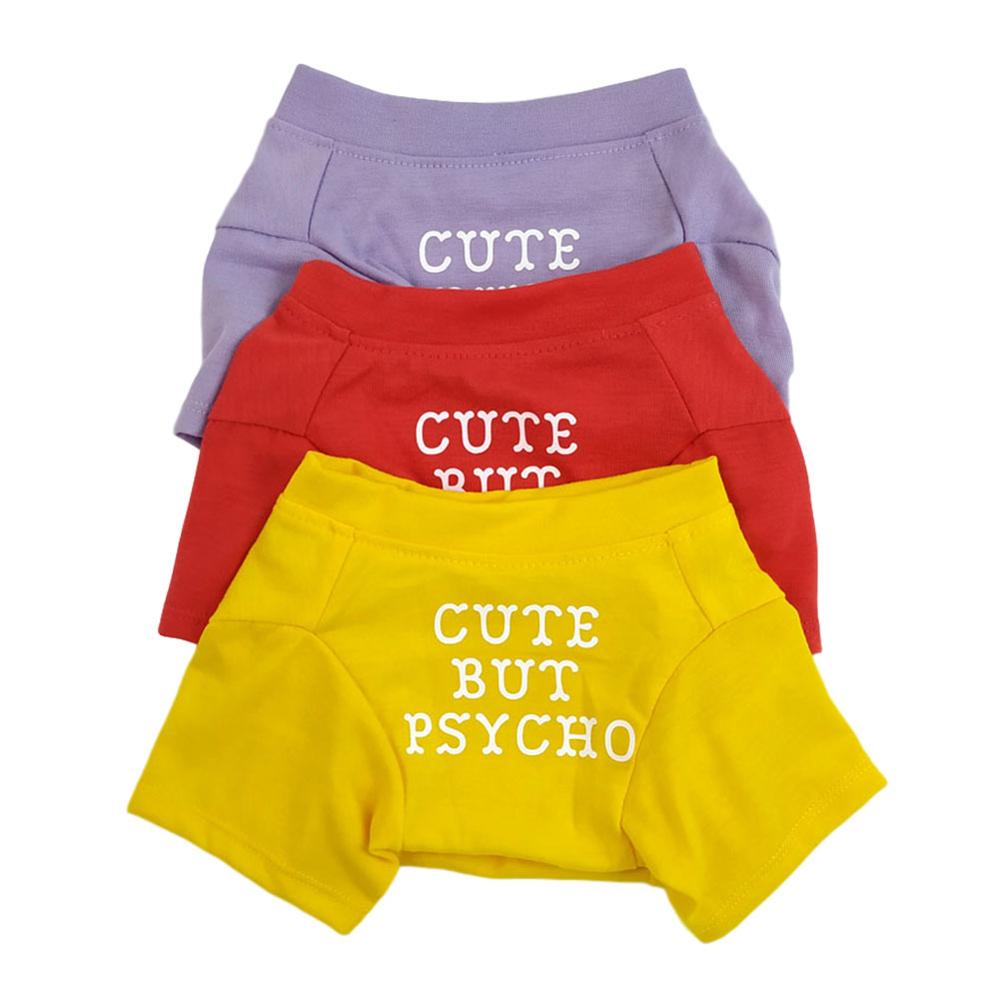 ademende zomer/lente hondenkleding zachte letters gedrukt Franse Bulldog huisdierkleding mode T-shirt voor hond